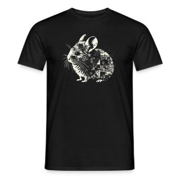 Design américain Pika Lover pour Pika - T-shirt homme - noir - Devant - AI Model Male 178 light (178cm)