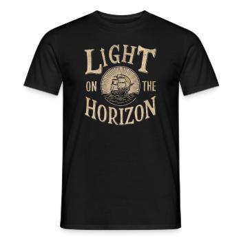 Sailors Sea Shanty Singing Ship Adventures - Men's T-Shirt - black - Front - AI Model Male 178 light (178cm)