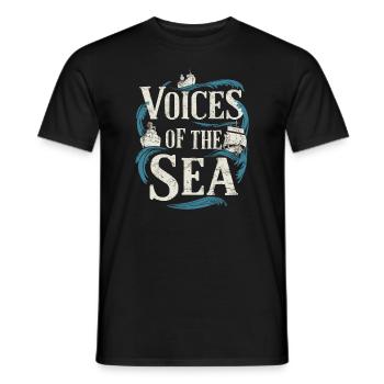 Sailors Sea Shanty Singing Ship Adventures - Männer T-Shirt - Schwarz - Vorne - AI Model Male 178 light (178cm)