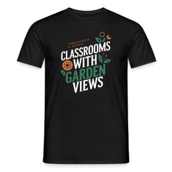 Georgia Homeschool Mom Life in Peach State - Men's T-Shirt - black - Front - AI Model Male 178 light (178cm)