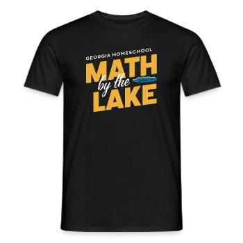Georgia Homeschool Mom Life in Peach State - Men's T-Shirt - black - Front - AI Model Male 178 light (178cm)