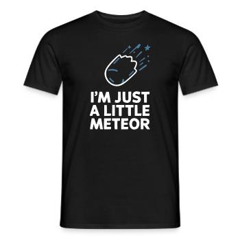 Stargazing And Meteor Shower Enthusiast - Männer T-Shirt - Schwarz - Vorne - AI Model Male 178 light (178cm)