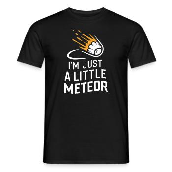 Stargazing And Meteor Shower Enthusiast - Männer T-Shirt - Schwarz - Vorne - AI Model Male 178 light (178cm)
