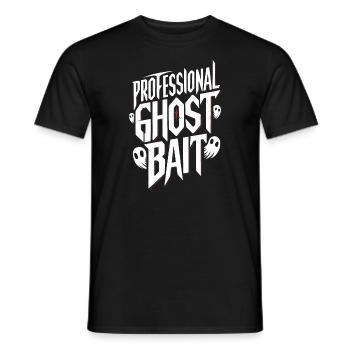 Ghost Bait Halloween Parapsychology Paranormal - Men's T-Shirt - black - Front - AI Model Male 178 light (178cm)