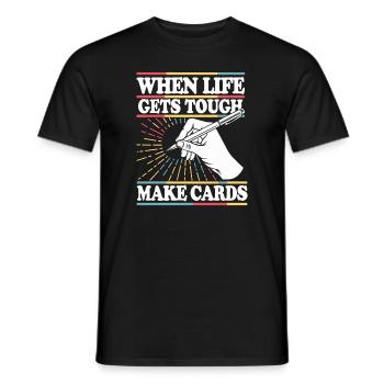 Cardmaker Scrapbooking Card Making Sets For - Men's T-Shirt - black - Front - AI Model Male 178 light (178cm)