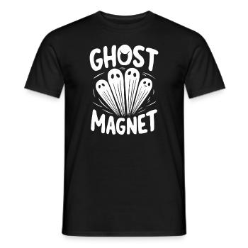 Ghost Bait Halloween Parapsychology Paranormal - Men's T-Shirt - black - Front - AI Model Male 178 light (178cm)