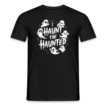 Ghost Bait Halloween Parapsychology Paranormal - Men's T-Shirt - black - Front - AI Model Male 178 light (178cm)