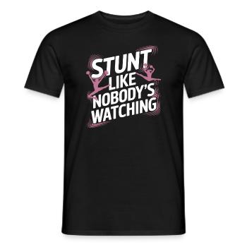 Cheerleading and Stunt Team Training for Spirit - Men's T-Shirt - black - Front - AI Model Male 178 light (178cm)