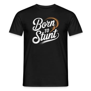 Cheerleading and Stunt Team Training for Spirit - Men's T-Shirt - black - Front - AI Model Male 178 light (178cm)