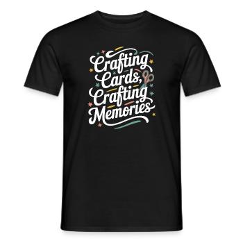 Cardmaker Scrapbooking Card Making Kits For - Men's T-Shirt - black - Front - AI Model Male 178 light (178cm)