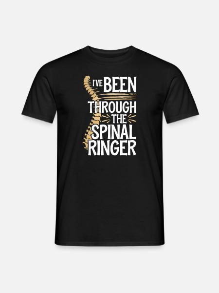 Laminetomy and spine surgery - Men's T-Shirt - black