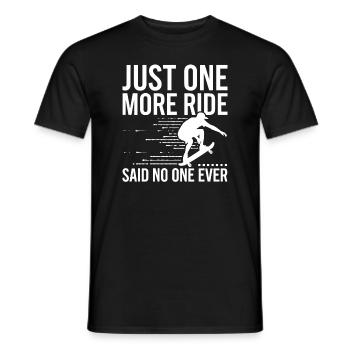 Skater Life: Downhill Longboarding Und Street - Männer T-Shirt - Schwarz - Vorne - AI Model Male 178 light (178cm)