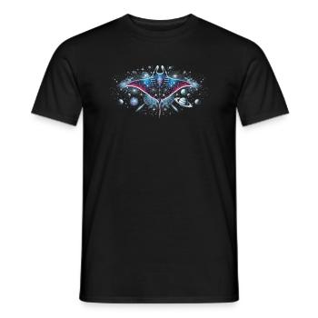 Majestic Manta Ray Ocean Adventure for Marine Life - Men's T-Shirt - black - Front - AI Model Male 178 light (178cm)