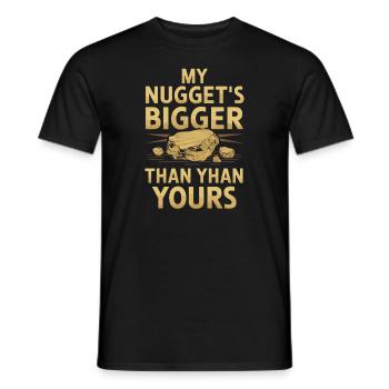 Gold Rush Adventure Gold Prospector Treasure Hunt - Men's T-Shirt - black - Front - AI Model Male 178 light (178cm)