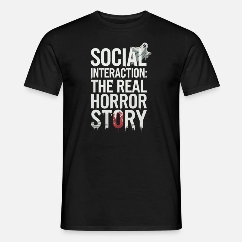Introversion Alternative style Emotional - Men’s T-shirt - black