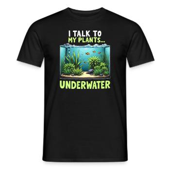 Aquascaping Enthusiast Underwater Gardening - Männer T-Shirt - Schwarz - Vorne - AI Model Male 178 light (178cm)