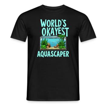 Aquascaping Enthusiast Underwater Gardening - Männer T-Shirt - Schwarz - Vorne - AI Model Male 178 light (178cm)