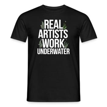 Aquascaping Enthusiast Underwater Gardening - Männer T-Shirt - Schwarz - Vorne - AI Model Male 178 light (178cm)