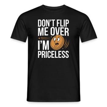 Coin Collector Coin Collection Numismatic History - Men's T-Shirt - black - Front - AI Model Male 178 light (178cm)