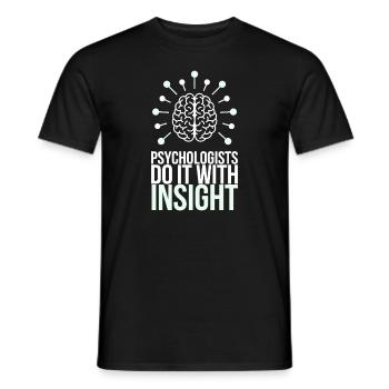 Understanding Psychology Mind and Behavior - Männer T-Shirt - Schwarz - Vorne - AI Model Male 178 light (178cm)