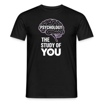 Understanding Psychology Mind and Behavior - Männer T-Shirt - Schwarz - Vorne - AI Model Male 178 light (178cm)