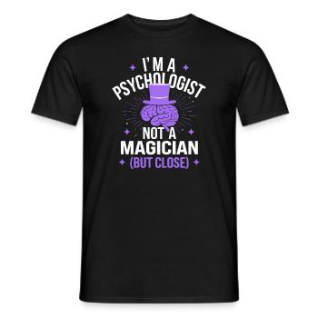 Understanding Psychology Mind and Behavior - Männer T-Shirt - Schwarz - Vorne - AI Model Male 178 light (178cm)