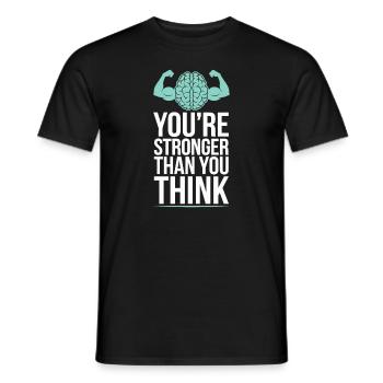 Understanding Psychology Mind and Behavior - Männer T-Shirt - Schwarz - Vorne - AI Model Male 178 light (178cm)