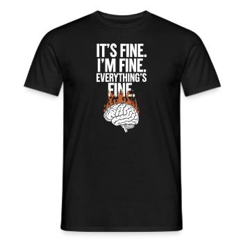 Understanding Psychology Mind and Behavior - Männer T-Shirt - Schwarz - Vorne - AI Model Male 178 light (178cm)