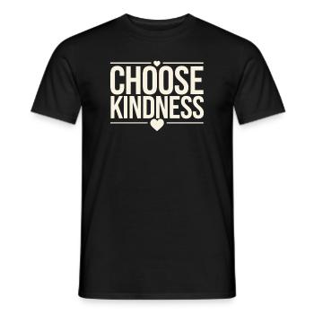 Harness Positivity And Mental Well-Being Through - Men's T-Shirt - black - Front - AI Model Male 178 light (178cm)