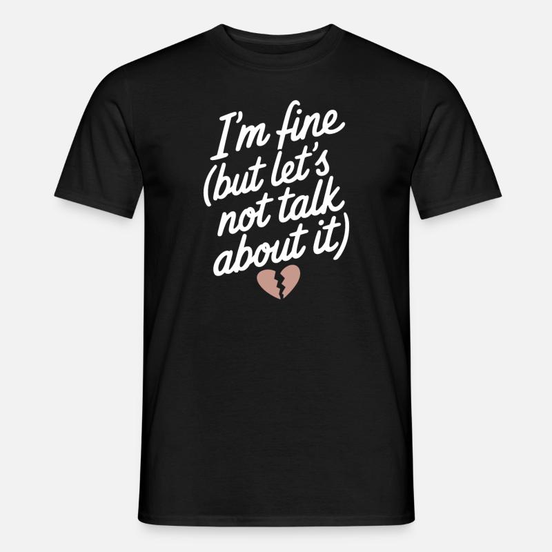 Introversion Alternative Style Emotional - Men’s T-shirt - black