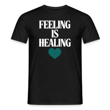 Mental Health Advocate Therapy Support Emotional - Men's T-Shirt - black - Front - AI Model Male 178 light (178cm)