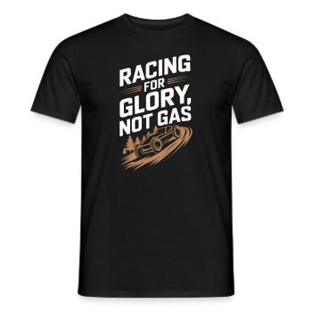 Boîte à savon alimentée par gravité Soap Box Racing Adventure pour le bricolage - T-shirt homme - noir - Devant - AI Model Male 178 light (178cm)
