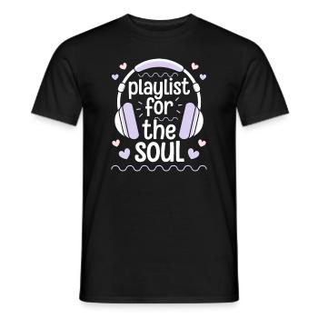 Chill Vibes Amateur de musique décontractée Relaxante - T-shirt homme - noir - Devant - AI Model Male 178 light (178cm)