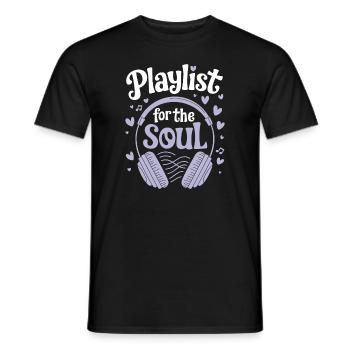 Chill Vibes Amateur de musique décontractée Relaxante - T-shirt homme - noir - Devant - AI Model Male 178 light (178cm)