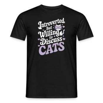 Emo Vibes and Emotional Punk Aesthetic for the - Männer T-Shirt - Schwarz - Vorne - AI Model Male 178 light (178cm)