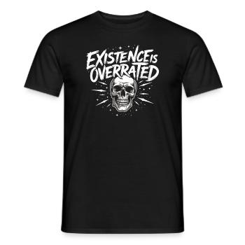 Emo Vibes and Emotional Punk Aesthetic for the - Männer T-Shirt - Schwarz - Vorne - AI Model Male 178 light (178cm)