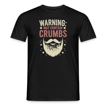 Funny Beard Humor for Beard Enthusiasts and Lovers - Men's T-Shirt - black - Front - AI Model Male 178 light (178cm)
