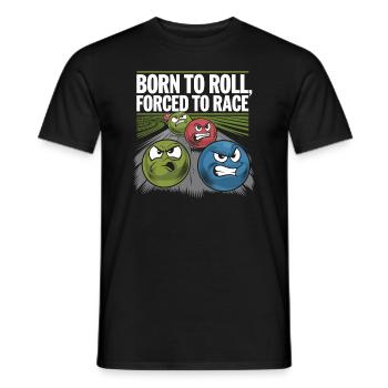 Des aventures palpitantes de courses de billes pour les passionnés - T-shirt homme - noir - Devant - AI Model Male 178 light (178cm)