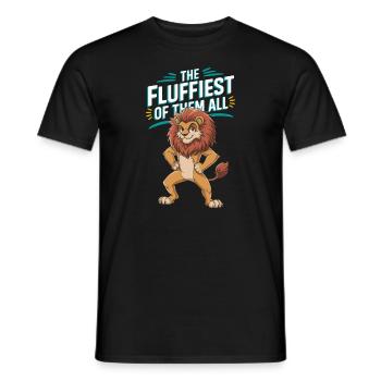 Furry Fandom Enthusiast Cosplay Fun and Fursuiting - Men's T-Shirt - black - Front - AI Model Male 178 light (178cm)
