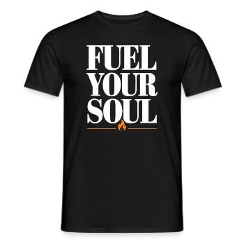 Voyage de guérison émotionnelle vers la pleine conscience et - T-shirt homme - noir - Devant - AI Model Male 178 light (178cm)