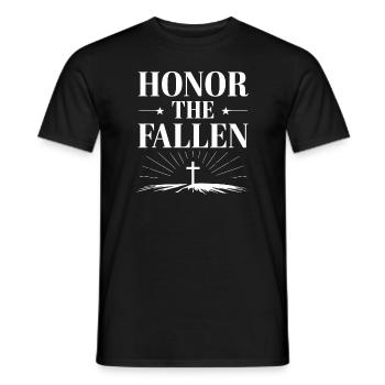 Honor Veterans Day with Patriotism and Military - Männer T-Shirt - Schwarz - Vorne - AI Model Male 178 light (178cm)