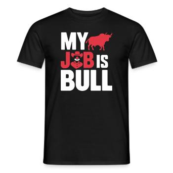 Rodeo Clown Entertainer Bull Riding And Rodeo - Men's T-Shirt - black - Front - AI Model Male 178 light (178cm)