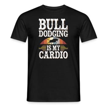 Rodeo Clown Entertainer Bull Riding And Rodeo - Men's T-Shirt - black - Front - AI Model Male 178 light (178cm)