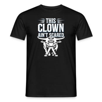 Rodeo Clown Entertainer Bull Riding And Rodeo - Men's T-Shirt - black - Front - AI Model Male 178 light (178cm)