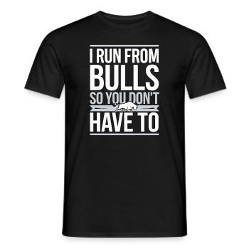Rodeo Clown Entertainer Bull Riding And Rodeo - Men's T-Shirt - black - Front - AI Model Male 178 light (178cm)