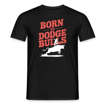 Rodeo Clown Entertainer Bull Riding And Rodeo - Men's T-Shirt - black - Front - AI Model Male 178 light (178cm)