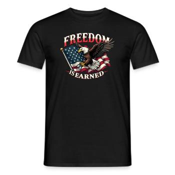 Ehre Unsere Veteranen An Veterans Day Mit - Männer T-Shirt - Schwarz - Vorne - AI Model Male 178 light (178cm)