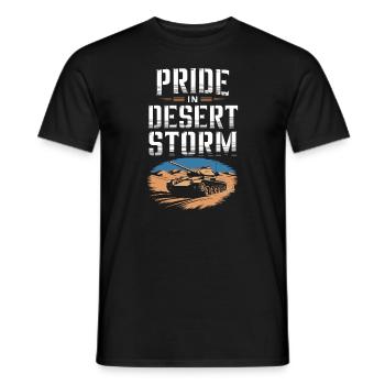 Ehre Der Golfkriegsveteranen Mit Nationalstolz Und - Männer T-Shirt - Schwarz - Vorne - AI Model Male 178 light (178cm)