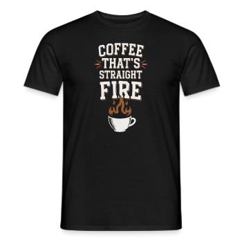 Kaffeeliebhaber Kaffeekultur Morgenkaffee Barista - Männer T-Shirt - Schwarz - Vorne - AI Model Male 178 light (178cm)