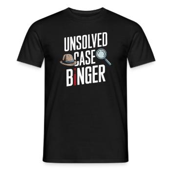 True Crime Fan für Krimi-Show-Liebhaber und - Männer T-Shirt - Schwarz - Vorne - AI Model Male 178 light (178cm)